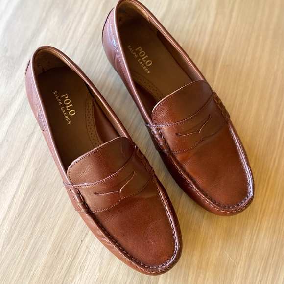 Polo by Ralph Lauren Shoes | Polo Ralph Lauren Reynold Leather Driving Loafer | Color: Brown | Size: 12 | Periscopes's Closet